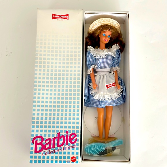 1992 Mattel Little Debbie Snacks Barbie Collector’s Edition- 1st in Series Doll - Picture 1 of 7